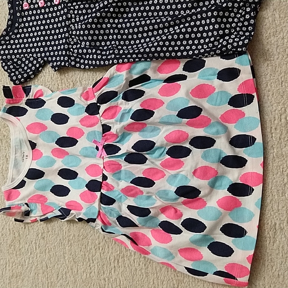 3/$33 Carter's Baby Girl Dress Romper 3piece Set - Picture 2 of 14